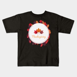 Happy Thanksgiving Kids T-Shirt